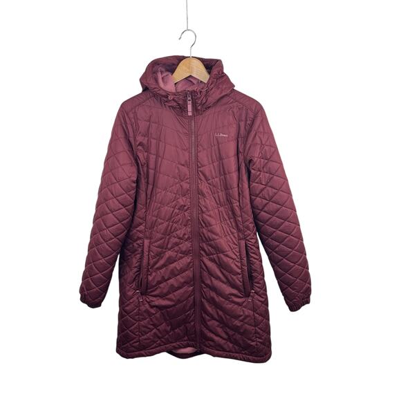 LL Bean Fleece-Lined Primaloft Coat - Picture 1 of 6